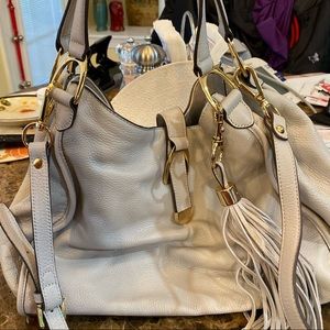 Italian leather handbag.